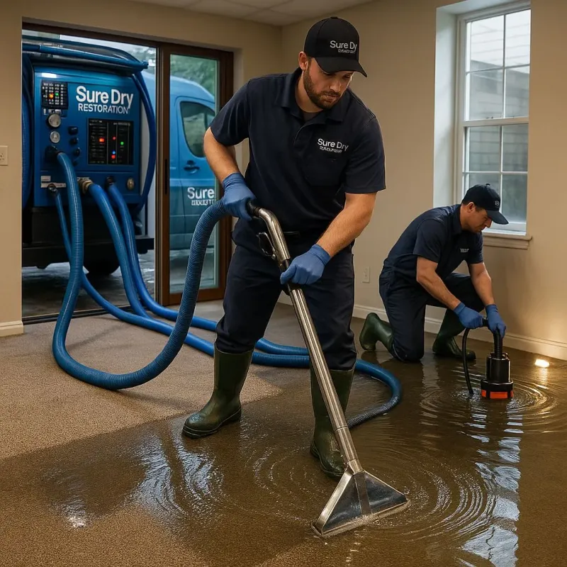 Water Extraction and Removal process in Duxbury, MA
